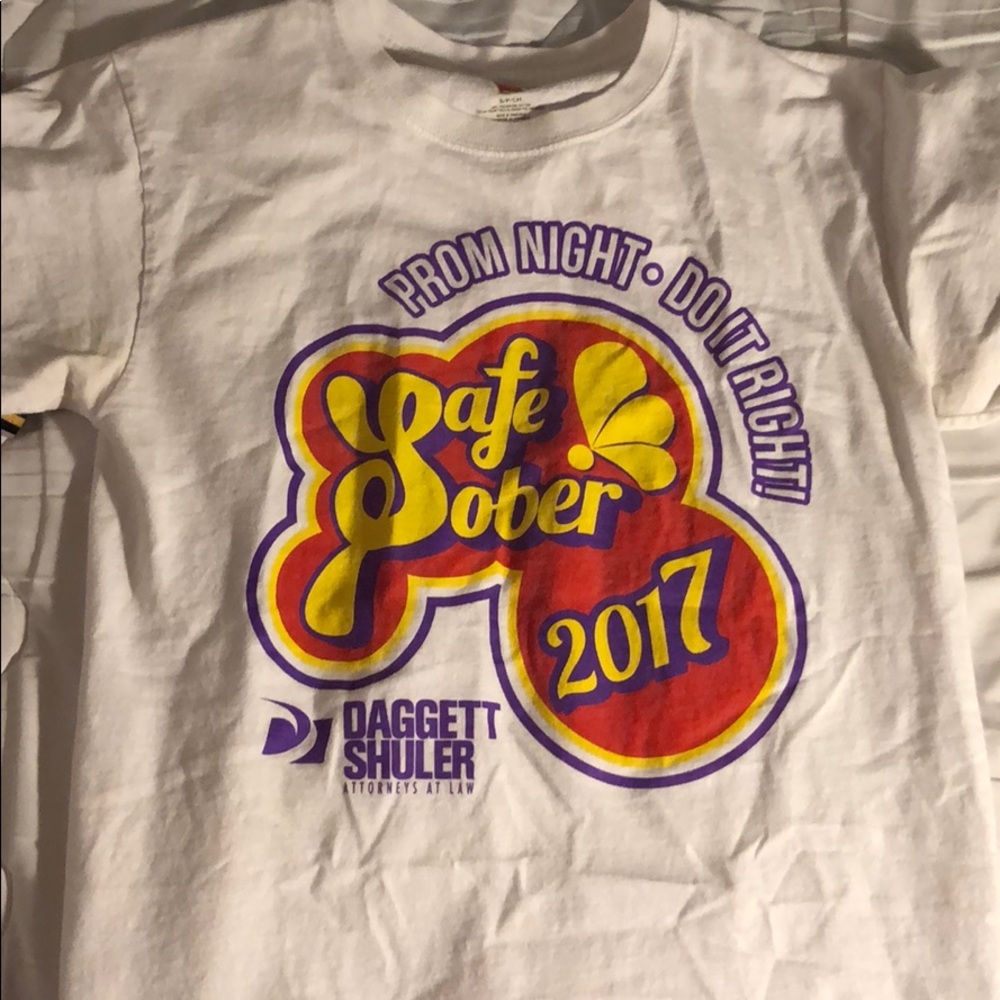 Safe & Sober 2017 shirt